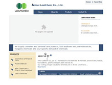 Tablet Screenshot of leafchem.com